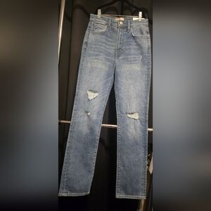 7 For All Mankind Easy Slim With Flower Detail Sz26